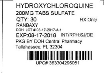 Label Image For 200mg (Hydroxychloroquine Sulfate 200mg)